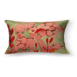 Kip & Co X Mirka | Pink Angel & Friends Upholstery Cushion