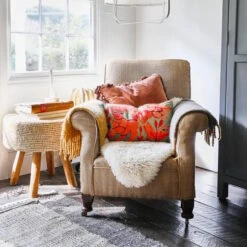 Kip & Co X Mirka | Pink Angel & Friends Upholstery Cushion -Simple Play Stories Kip Co Mirka Mora Pink Angels Friends Upholstery 3