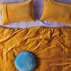 Kip And Co | Velvet Pillow Case 2P (Set Of 2) | Pecan -Simple Play Stories Kip Co Pecan Velvet 2P Pillow Cases 3