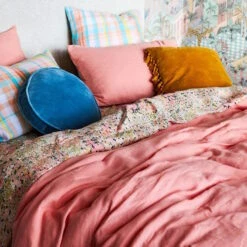 Kip And Co | Velvet Tassel Cushion | Pecan -Simple Play Stories Kip Co Pecan Velvet Tassel Cushion 5