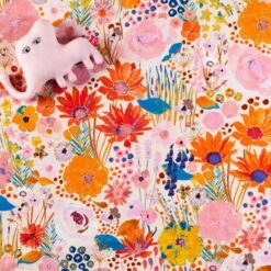 Kip And Co | Flat Sheet | Single | Pinky Field Of Dreams -Simple Play Stories Kip Co Pinky Field of Dreams 04a5513d 15b6 40a9 a4fa fdfdadd381ca