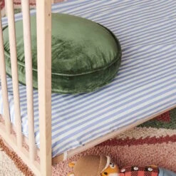 Kip And Co | Seaside Stripe Organic Cotton Fitted Sheet -Simple Play Stories Kip Co Seaside Stripe Fitted Sheet 4