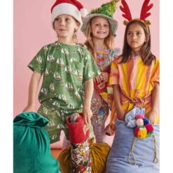 Kip And Co | Velvet Santa Sack | Seaspray -Simple Play Stories Kip Co Velvet Santa Sack Jade Green Mustard Seaspray Christmas Party Stocking Harlequin 90d3d6a9 1dc7 4fe6 b124 a853c4c612f8