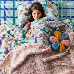 Kip And Co | Wanderer Velvet Petal Cushion -Simple Play Stories Kip Co Wanderer Velvet Petal Cushion 3