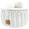 Lilu | Wicker Basket | Large | White