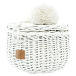 Lilu | Wicker Basket | Small | White