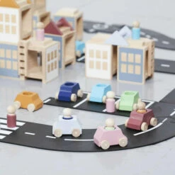 Lubulona | Car In Red With Blue Figure -Simple Play Stories Lubulona 8 Cars with 8 Figures 2 6b04cc32 eae9 47ae 8847 011603e9d342