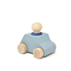 Lubulona | Car In Grey With Dark Blue Figure -Simple Play Stories Lubulona Car Grey Dark Blue Figure 2