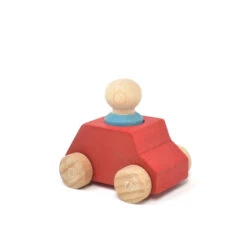 Lubulona | Car In Red With Blue Figure -Simple Play Stories Lubulona Car Red Blue Figure 2