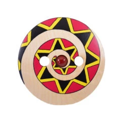 Mader | Disc Spinning Top (Level 1) -Simple Play Stories Mader Disc Spinning Top Motive S Red Yellow Black