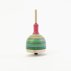 Mader | Fridolin Spinning Top (Level 3) -Simple Play Stories Mader Fridolin Green Grey Pink