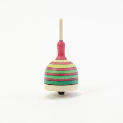 Mader | Fridolin Spinning Top (Level 3) -Simple Play Stories Mader Fridolin Spinning Top Green Pink