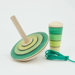 Mader | My First Spinning Top With Starter | Green (Level 1)
