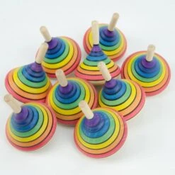 Mader | Rainbow Spinning Top (Level 3) -Simple Play Stories Mader Rainbow Spinning Top