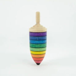 Mader | Thunderbolt Spinning Top Rainbow (Level 6) -Simple Play Stories Mader Thunderbolt Spinning Top top purple bottom red