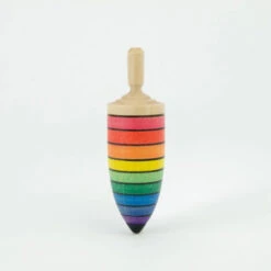 Mader | Thunderbolt Spinning Top Rainbow (Level 6) -Simple Play Stories Mader Thunderbolt Spinning Top top red bottom purple