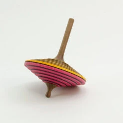Mader | Tukan Spinning Top (Level 3) -Simple Play Stories Mader Tukan Spinning Top Yellow Pink