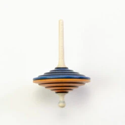Mader | Tukanino Spinning Top (Level 2) -Simple Play Stories Mader Tukanino Spinning Top Blue Orange