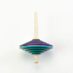 Mader | Tukanino Spinning Top (Level 2) -Simple Play Stories Mader Tukanino Spinning Top Purple Turquoise
