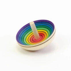 Mader | UFO Rainbow Spinning Top (Level 3) -Simple Play Stories Mader UFO Rainbow Spinning Top Outside Purple Inside Red