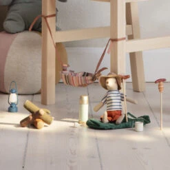 Maileg | Hiker Mouse Big Brother -Simple Play Stories Maileg Hiker Mouse Bonfire Set