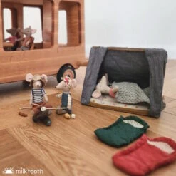 Maileg | Hiker Mouse Big Sister -Simple Play Stories Maileg Hiker Mouse Tent Bonfire Set Drewart Camper Van copyright Milk Tooth Australia 48184801 7b22 4bf1 bb4d 995778fcda5b