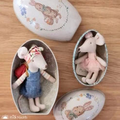 Maileg | Hiker Mouse Big Sister -Simple Play Stories Maileg Metal Easter Eggs Blue Big Sister Hiker Mouse Little Sister Ballerina Mouse 86738122 2890 4e1e 896a 254b4554fd9b