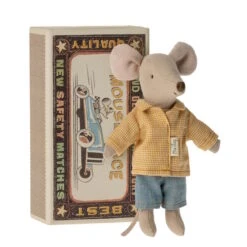 Maileg | Mouse Big Brother In Matchbox -Simple Play Stories Maileg Mouse Big Brother in Matchbox