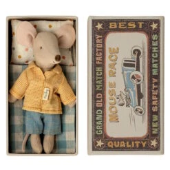Maileg | Mouse Big Brother In Matchbox