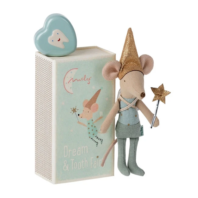 Maileg | Mouse Tooth Fairy Blue In Box 1 Maileg | Mouse Tooth Fairy Blue In Box