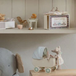 Maileg | Triplets Baby Mice In Matchbox -Simple Play Stories Maileg Mouse Triplets