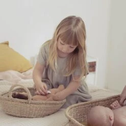 Olli Ella | Doll Basket | Nyla -Simple Play Stories Milk Tooth Olli Ella Dinkum Doll Nyla Basket