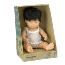 Miniland | Baby Doll 38cm | Asian Boy