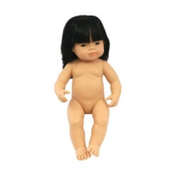 Miniland | Baby Doll 38cm | Asian Girl -Simple Play Stories Miniland 38cm baby doll toy Asian girl 3
