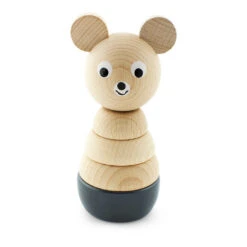 Miva Vacov | Wooden Bear Stacking Puzzle | Bernard