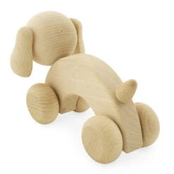 Miva Vacov | Wooden Push Along Dog | Harley LAST ONE! -Simple Play Stories Miva Vacov Wooden Push Along Dog Harley 3