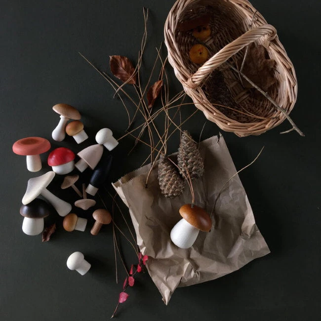 Moon Picnic | Forest Mushrooms Basket 4 Moon Picnic | Forest Mushrooms Basket - Image 4
