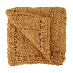 O.B. Designs | Hand Crocheted Baby Blanket | Cinnamon
