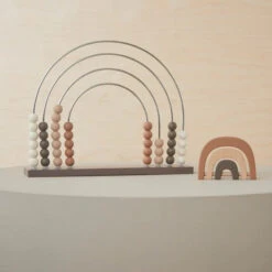 OYOY | Abacus Rainbow | Dark -Simple Play Stories OYOY Abacus Rainbow Toy Dark 3