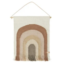 OYOY | Follow The Rainbow Mini Wall Rug | Choko