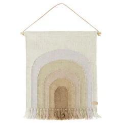 OYOY | Follow The Rainbow Mini Wall Rug | Lavender