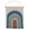 OYOY | Follow The Rainbow Mini Wall Rug | Pale Blue
