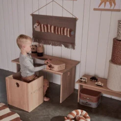 OYOY | Leo Larva Wall Hanging | Dark Powder -Simple Play Stories OYOY Leo Larva Wallhanger Dark Powder 4