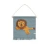 OYOY | Lion | Wall Hanging | Tourmaline Blue