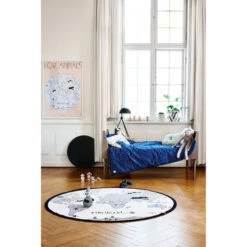 OYOY | The World Rug | Round Playmat -Simple Play Stories OYOY The World Rug play mat for kids Milk Tooth 3