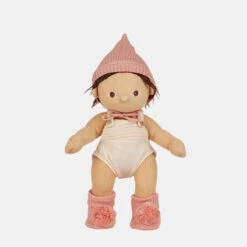 Olli Ella | Dinkum Doll Knit Set | Bloom -Simple Play Stories Olli Ell Dinkum Doll Knit Set Bloom