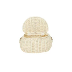 Olli Ella | Minichari Bag | Chalk -Simple Play Stories Olli Ella Chalk Minichari Basket 6