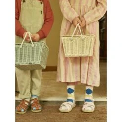 Olli Ella | Piki Basket | Chalk 9 Olli Ella | Piki Basket | Chalk -Simple Play Stories Olli Ella Chalk Vintage Blue Piki Basket