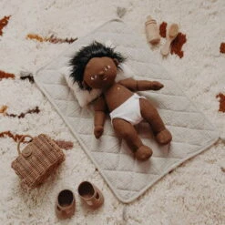 Olli Ella | Strolley Bedding Set | Seafoam -Simple Play Stories Olli Ella Cotton Muslin Bedding Set Seafoam 2