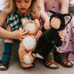 Olli Ella | Cozy Dinkum | Black Cat Nox -Simple Play Stories Olli Ella Cozy Dinkum Tabby Cat Jinx Black Cat Nox 11